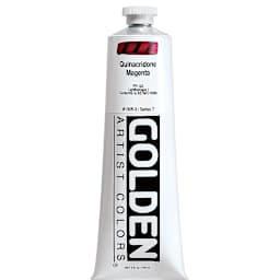 Golden Heavy Body Artist Acrylics - Quinacridone Magenta, 5 oz Tube