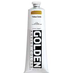Golden Heavy Body Artist Acrylics - Yellow Oxide, 5 oz tube