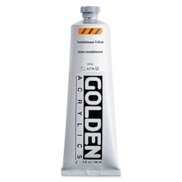 Golden Heavy Body Acrylic Paint - Isoindolinone Yellow, 5 oz Tube