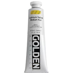 Golden Heavy Body Artist Acrylics - Cadmium Yellow Medium Hue(65), 2 oz Tube