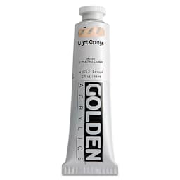 Golden Heavy Body Artist Acrylics - Light Orange, 2 oz