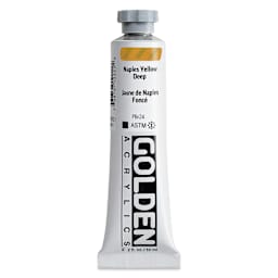 Golden Heavy Body Acrylic Paint - Naples Yellow Deep 59 ml Tube