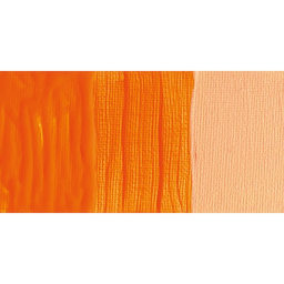Golden Heavy Body Artist Acrylic Paint - Fluorescent Orange Yellow swatch