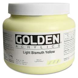 Golden Heavy Body Artist Acrylics - Light Bismuth Yellow, 32 oz