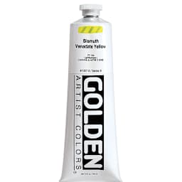 Golden Heavy Body Artist Acrylics - Bismuth Vanadate Yellow, 5 oz tube