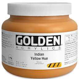 Golden Heavy Body Artist Acrylics - Indian Yellow Hue, 32 oz