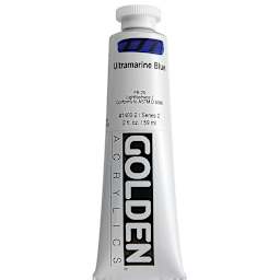Golden Heavy Body Artist Acrylics - Ultramarine Blue, 2 oz Tube