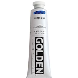 Golden Heavy Body Artist Acrylics - Cobalt Blue, 2 oz Tube