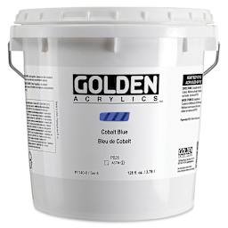 Golden Heavy Body Acrylic Paint - Cobalt Blue, 128 oz Jar