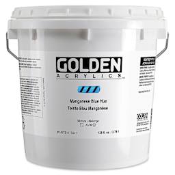 Golden Heavy Body Acrylic Paint - Manganese Blue Hue, 128 oz Jar