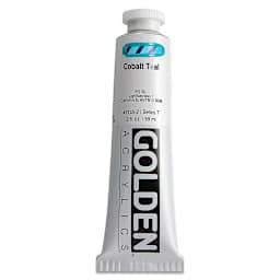 Golden Heavy Body Artist Acrylics - Cobalt Teal, 2 oz