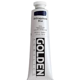 Golden Heavy Body Artist Acrylics - Anthraquinone Blue, 2 oz Tube