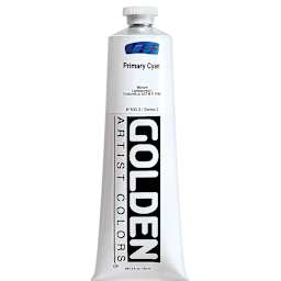 Golden Heavy Body Artist Acrylics - Primary Cyan, 5 oz Tube