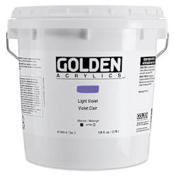 Golden Heavy Body Acrylic Paint - Light Violet, 3.78 L Bucket