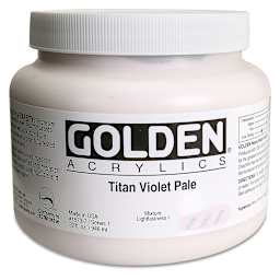 Golden Heavy Body Artist Acrylics - Titan Violet Pale, 32 oz