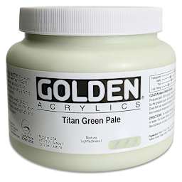 Golden Heavy Body Artist Acrylics - Titan Green Pale, 32 oz
