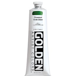 Golden Heavy Body Artist Acrylics - Chromium Oxide Green, 5 oz Tube