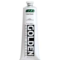 Golden Heavy Body Artist Acrylics - Cobalt Green, 5 oz tube