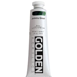 Golden Heavy Body Artist Acrylics - Jenkins Green, 2 oz Tube