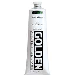 Golden Heavy Body Artist Acrylics - Jenkins Green, 5 oz Tube