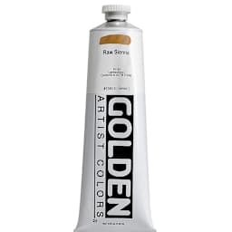 Golden Heavy Body Artist Acrylics - Raw Sienna, 5 oz Tube