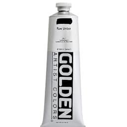 Golden Heavy Body Artist Acrylics - Raw Umber, 5 oz Tube