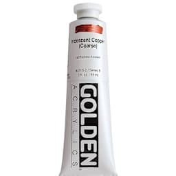 Golden Heavy Body Artist Acrylics - Iridescent Copper (Coarse), 2 oz Tube