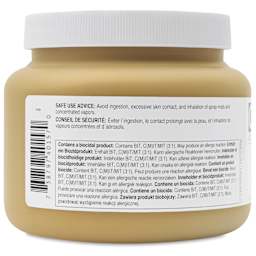 Golden Heavy Body Artist Acrylics - Iridescent Gold Deep (Fine), 32 oz Jar back