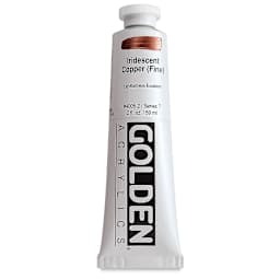 Golden Heavy Body Artist Acrylics - Iridescent Copper (Fine), 2 oz Tube
