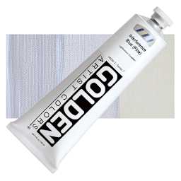 Golden Heavy Body Artist Acrylic - Interference Blue, 5 oz tube and swatch