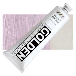 Golden Heavy Body Artist Acrylic - Interference Violet (Fine), 5 oz tube and swatch