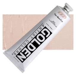 Golden Heavy Body Artist Acrylic - Titan Mars Pale, 5 oz and swatch