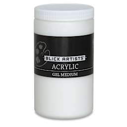 Blick Artists' Acrylic Gel Medium-Front of 32oz Jar