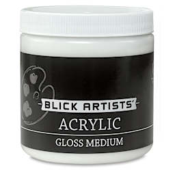 Blick Artists Acrylic Gloss Medium 8oz jar