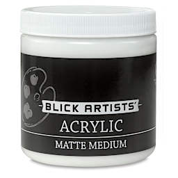Blick Artists Acrlic Matte Medium, 8 oz jar