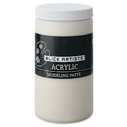 Blick Artists Acrylic Medium - Blick Artists' Acrylic Modeling Paste, 32 oz