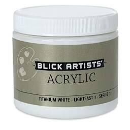 Blick Artists' Acrylic - Titanium White, 16 oz jar