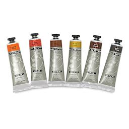 Blick Artists' Acrylic Set - Earth Color Set, 2 oz Tubes