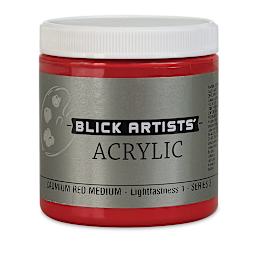 Blick Artists' Acrylic - Cadmium Red Medium, 8 oz jar