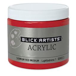 Blick Artists' Acrylic - Cadmium Red Medium, 16 oz jar