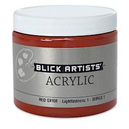 Blick Artists' Acrylic - Red Oxide, 16 oz jar