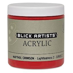 Blick Artists' Acrylic - Naphthol Crimson, 8 oz jar