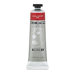 Blick Artists' Acrylic - Quinacridone Red, 2 oz tube