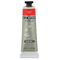 Blick Artists' Acrylic - Pyrrole Red, 2 oz tube