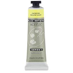 Blick Artists' Acrylic - Cadmium Yellow Light, 2 oz tube