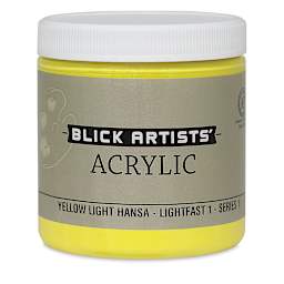 Blick Artists' Acrylic - Yellow Light Hansa, 8 oz jar