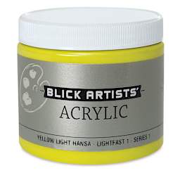 Blick Artists' Acrylic - Yellow Light Hansa, 16 oz jar
