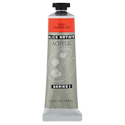 Blick Artists' Acrylic - Indo Orange Red, 2 oz tube