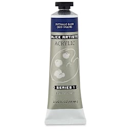 Blick Artists' Acrylic - Phthalo Blue (Red Shade), 2 oz tube