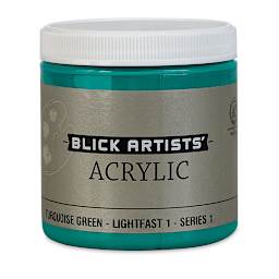 Blick Artists' Acrylic - Turquoise Green, 8 oz jar